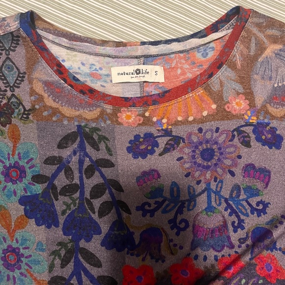 Stevie Knit Maxi Dress - Mandala Borders Patchwork - Small - Picture 6 of 7